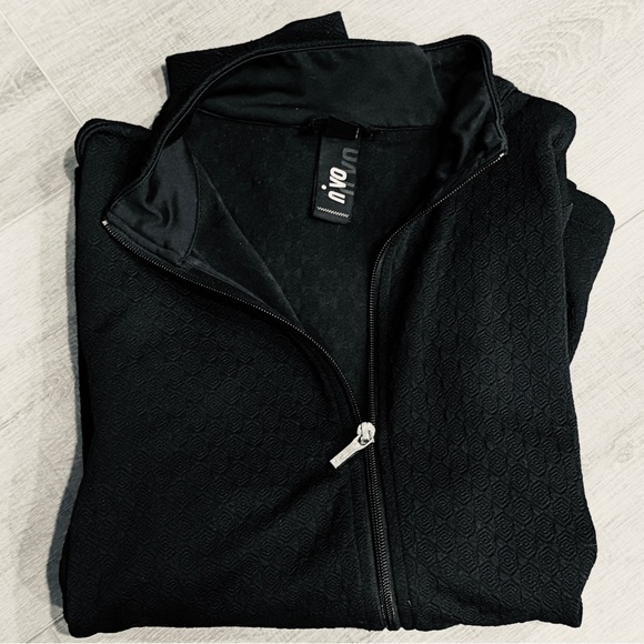 Nivo NVO Jackets & Blazers - Nivo Nvo Golf Performance Full Zip Track Jacket‎ Black Women  XL Pockets Thick